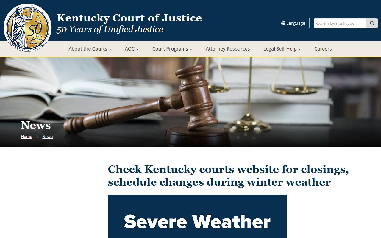 Grant County court dockets courthouse closure schedule notice