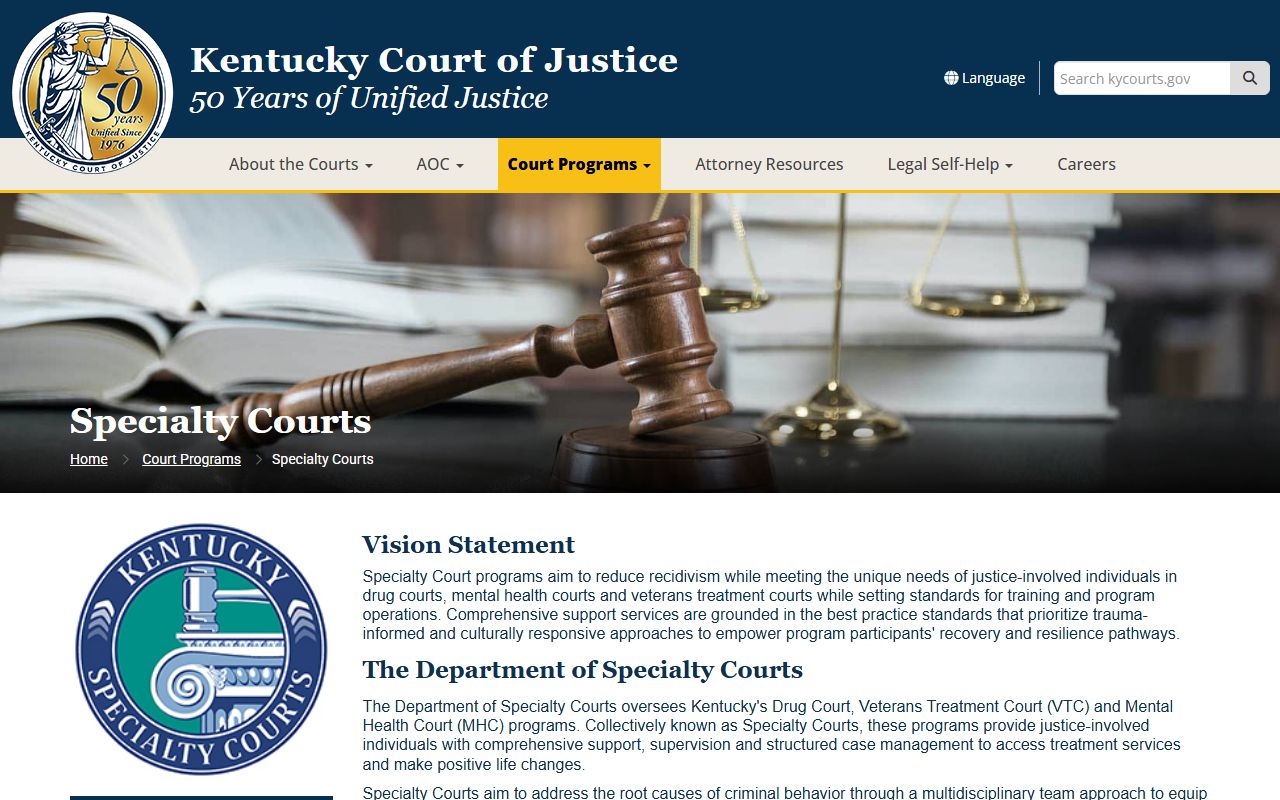 Grant County court records and Kentucky specialty court programs