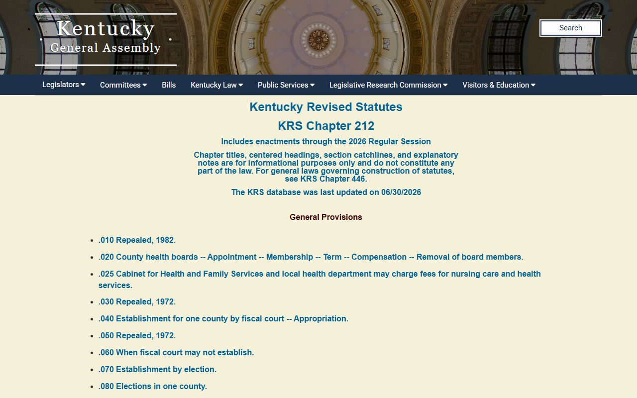 Grant County court records access under Kentucky open records law