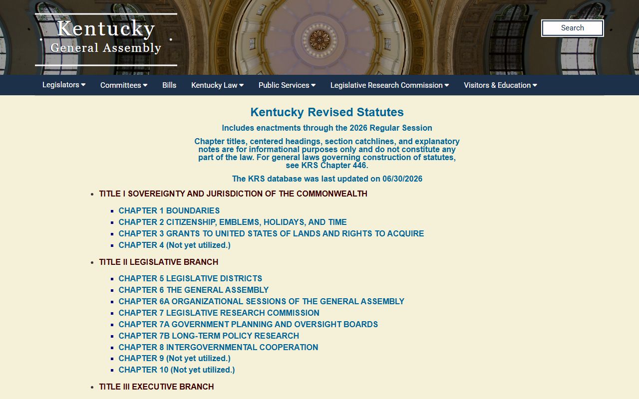 Grant County criminal court records Kentucky criminal procedure statutes