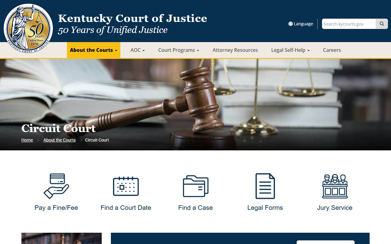 Grant County Circuit Court records and Kentucky Circuit Court jurisdiction
