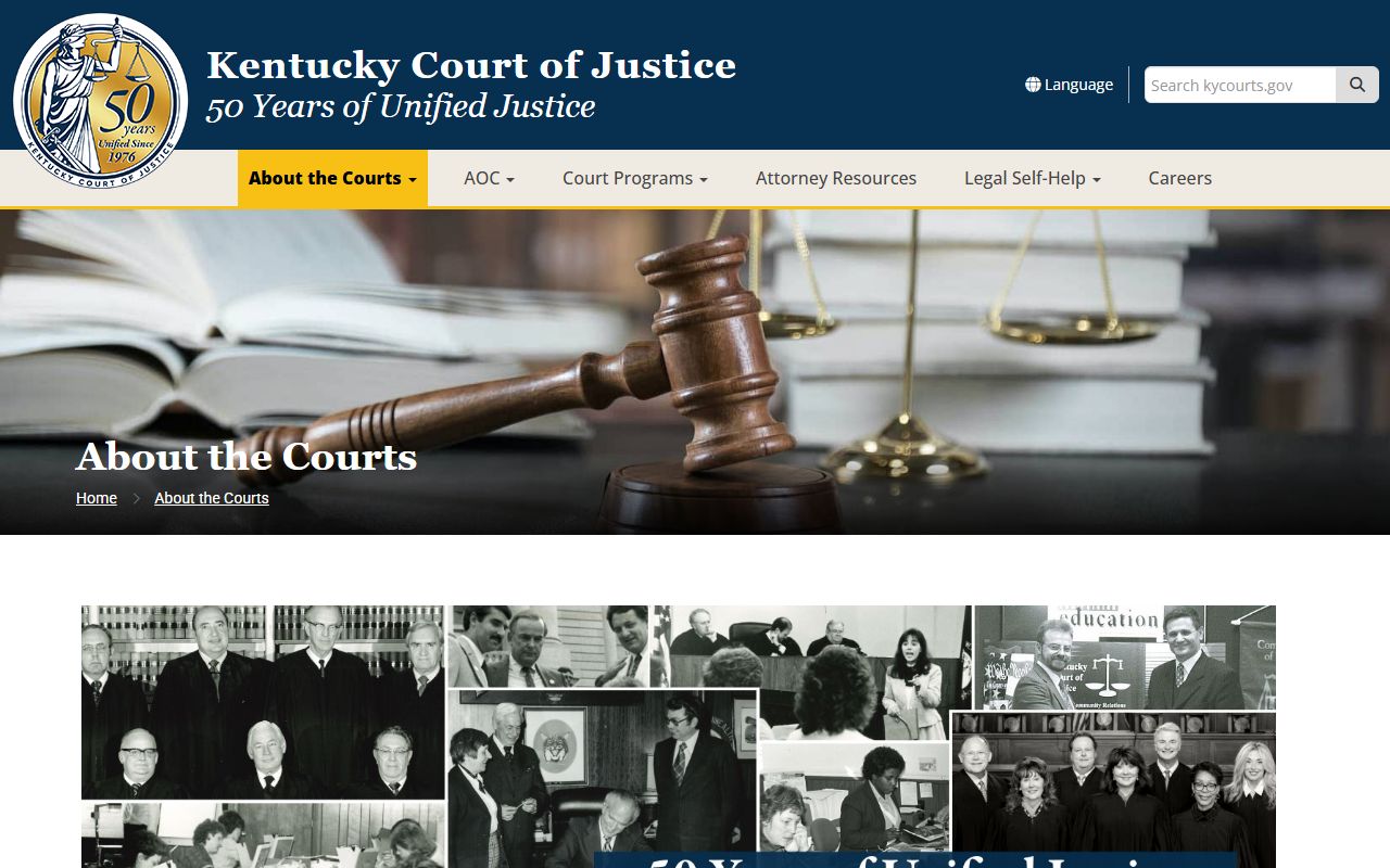 Grant County court records within the Kentucky court structure